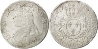 France Ecu Coin, Louis XV, Écu aux branches d'olivier, Paris -