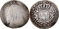 France 12 Sols, 1/10 ECU Coin, Louis XV, 1/10 Écu aux branches d'olivier -