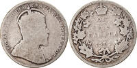 Canada 25 Cents Coin, Edward VII, Royal Canadian Mint, Silver -