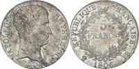 France 5 Francs Coin, Napoléon I, Strasbourg, Silver -