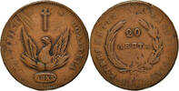 Greece 20 Lepta Coin, John Kapodistrias, Copper, KM:11 -