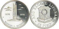 Philippines 25 Piso Coin, Franklin Mint, Proof, Silver -