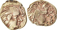 1/4 Stater Coin, Pictones, Poitiers, Electrum -