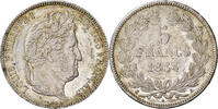 France 5 Francs Coin, Louis-Philippe, Paris, Silver -