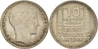 France 10 Francs Coin, Turin, Paris, Silver, KM:878 -
