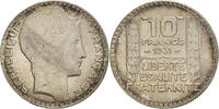 France 10 Francs Coin, Turin, Paris, Silver, KM:878 -