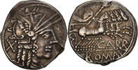Denarius Coin, Papiria, Rome, Silver, Crawford:276/1 -