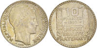 France 10 Francs Coin, Turin, Paris, Silver, KM:878 -