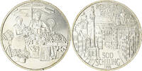 Austria 500 Schilling Coin, Vienna, Silver, KM:3035 -