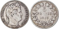 France 5 Francs Coin, Louis-Philippe, Bordeaux, Silver -