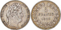 France 5 Francs Coin, Louis-Philippe, Bordeaux, Silver -