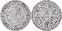 France 5 Francs Coin, Lavrillier, Paris, Aluminum, KM:888b.1 -