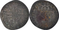 France 15 Deniers Coin, Louis XIV, Sol de 15 deniers ou quinzain -