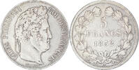 France 5 Francs Coin, Louis-Philippe, Strasbourg, Silver -