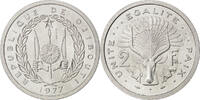 Djibouti 2 Francs Coin, Aluminium, KM:E2 -