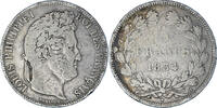 France 5 Francs Coin, Louis-Philippe, La Rochelle, Silver -