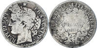 France Franc Coin, Cérès, Paris, Silver, KM:759.1 -