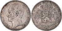 Belgium 5 Francs, 5 Frank Coin, Leopold I, Silver, KM:17 -