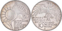 GERMANY - FEDERAL REPUBLIC 10 Mark Coin, Karlsruhe, Silver -