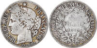 France Franc Coin, Cérès, Paris, Silver, KM:759.1 -