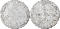 France 4 Sols des Traitants Coin, Louis XIV, Paris, Silver -