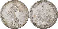 France Franc Coin, Semeuse, Paris, Silver, KM:844.1 -