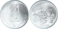 Canada 10 Dollars Coin, Elizabeth II, Zeus, Silver, KM:93 -