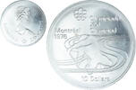 Canada 10 Dollars Coin, Elizabeth II, Canoeing, Silver -