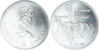 Canada 10 Dollars Coin, Elizabeth II, Soccer, Silver, KM:111 -