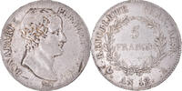 France 5 Francs Coin, Napoléon I, Paris, Silver, KM:659.1 -