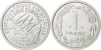 EQUATORIAL AFRICAN STATES Franc Coin, Paris, Aluminium, KM:E7 -