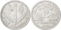 France 2 Francs Coin, Bazor, Beaumont le Roger, Aluminum -