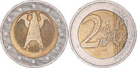 Germany 2 Euro Trial Turning Star with 5DM edge, Bi-Metallic -