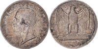 Italy 5 Lire Coin, Vittorio Emanuele III, Rome, Silver -