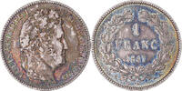 France Franc Coin, Louis-Philippe, Paris, Silver, KM:748.1 -