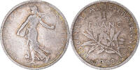 France Franc Coin, Semeuse, Paris, Silver, KM:844.1 -