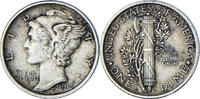 United States Dime Mercury Dime, San Francisco, Silver -