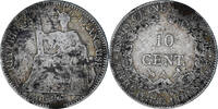 FRENCH INDO-CHINA 10 Cents Coin, Paris, Silver, KM:9 -