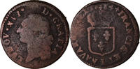 France Sol Coin, Louis XVI, Sol ou sou, Limoges, Copper -