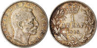 Serbia Dinar Coin, Peter I, Paris, Silver, KM:25.3 -