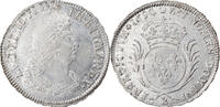 France 1/2 Ecu aux palmes Louis XIV, Tours, Silver -