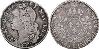 France 1/2 Écu au bandeau Louis XV, Bayonne, Silver, VF(30-35) -