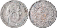 France 1/4 Franc Coin, Louis-Philippe, Paris, Silver -