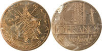 France 10 Francs Coin, Piéfort, Nickel-brass, KM:P647 -