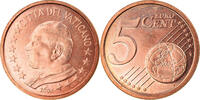 VATICAN CITY 5 Euro Cent Jean-Paul II, Rome, Copper Plated -