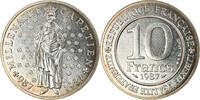 France 10 Francs Coin, Paris, Silver, KM:961a, Gadoury:820 -