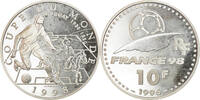 France 10 Francs Coin, Coupe du Monde - Uruguay, Paris, Proof -