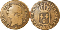 France Sol Louis XVI, Metz, Copper, KM:602.1, Gadoury:350 -