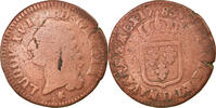 France Sol Coin, Louis XVI, Sol ou sou, Lyon, Copper, KM:578.5 -