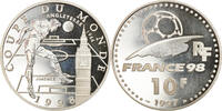 France 10 Francs Coin, Coupe du Monde - Angleterre, Paris, Proof -